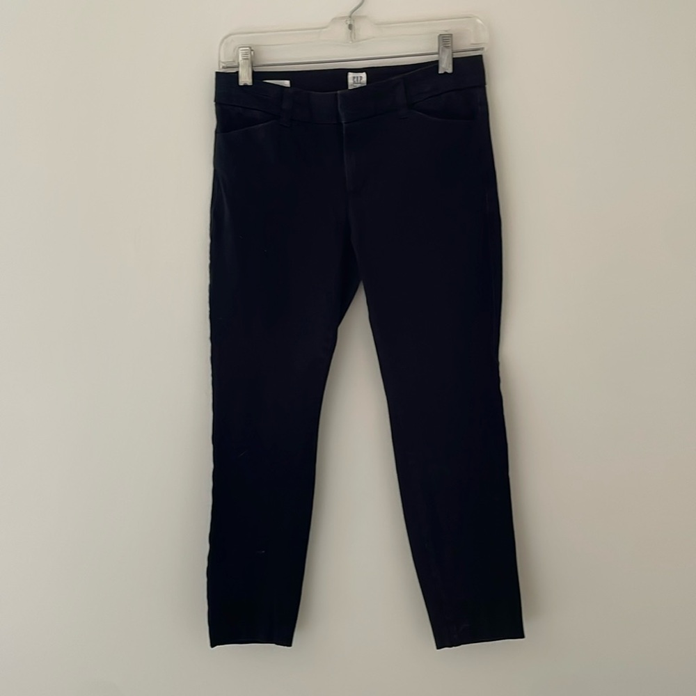 GAP 2 Regular Slim City Crop Black Jeans